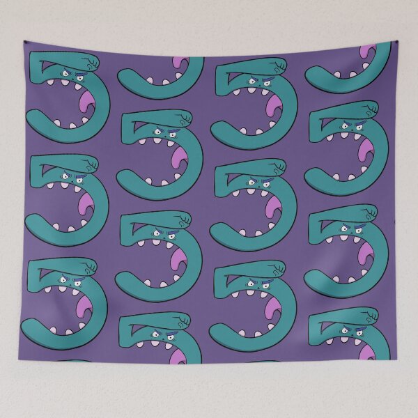 Item preview, Number Monsters - Five 5 designed and sold by ngness.