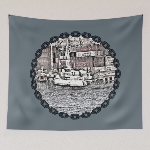 Item preview, Vane Brothers Tug at the Port of Seattle dock designed and sold by Jason Mosley.