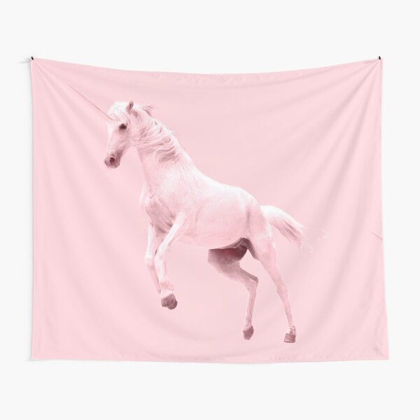 Pink Unicorn by Alice Monber Tapestry