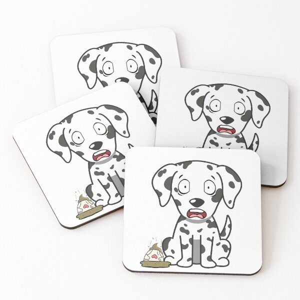 Item preview, Funny Dalmatian steps on a dirty diaper designed and sold by Pet Station.