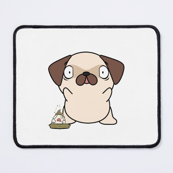 Item preview, Funny Pug steps on a dirty diaper designed and sold by Pet Station.