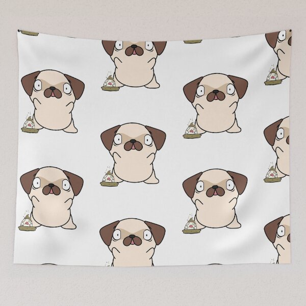 Item preview, Funny Pug steps on a dirty diaper designed and sold by Pet Station.