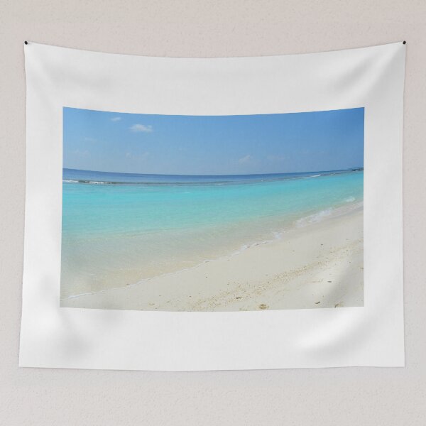 Item preview, Beach on an island in the Maldives with turquoise water designed and sold by oanaunciuleanu.