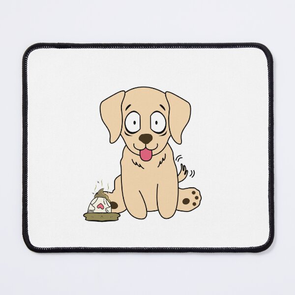 Item preview, Funny Retriever steps on a dirty diaper designed and sold by Pet Station.