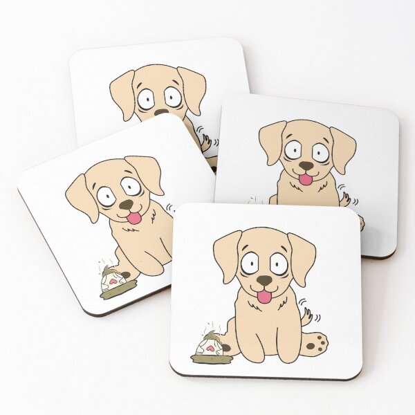 Item preview, Funny Retriever steps on a dirty diaper designed and sold by Pet Station.