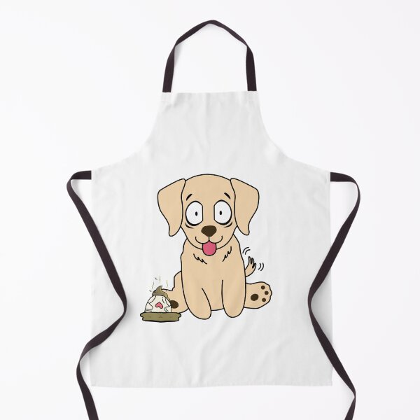 Item preview, Funny Retriever steps on a dirty diaper designed and sold by Pet Station.
