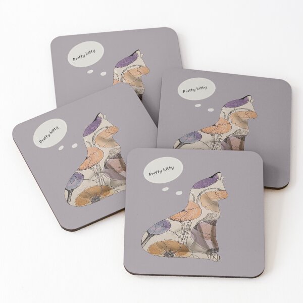 Item preview,  Pretty kitty watercolor digital illustration "Pretty kitty" designed and sold by JewelsNova.