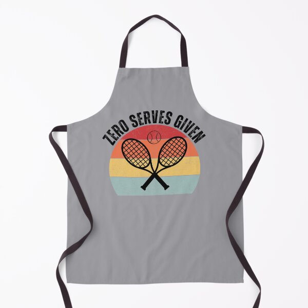 Item preview, Funny Sarcastic Zero Serves Given Tennis Player Saying Racket Retro designed and sold by SunfullyYours.