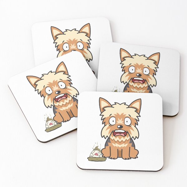 Item preview, Funny Yorkshire Terrier steps on a dirty diaper designed and sold by Pet Station.