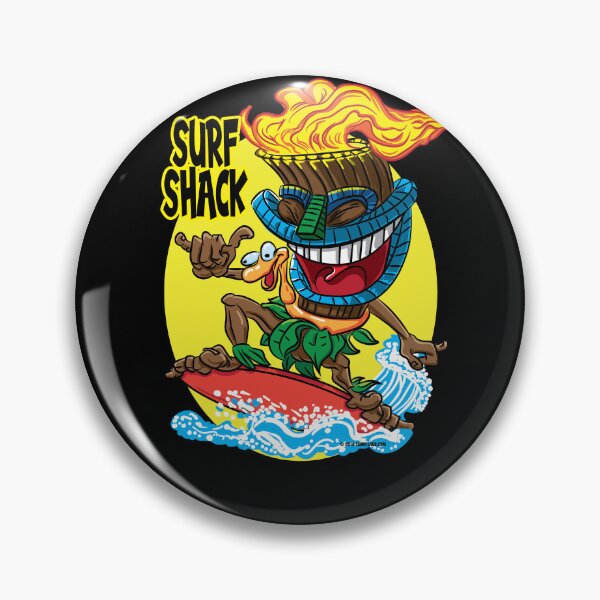 Item preview, Surf Shack Tiki Surfer designed and sold by eShirtLabs.