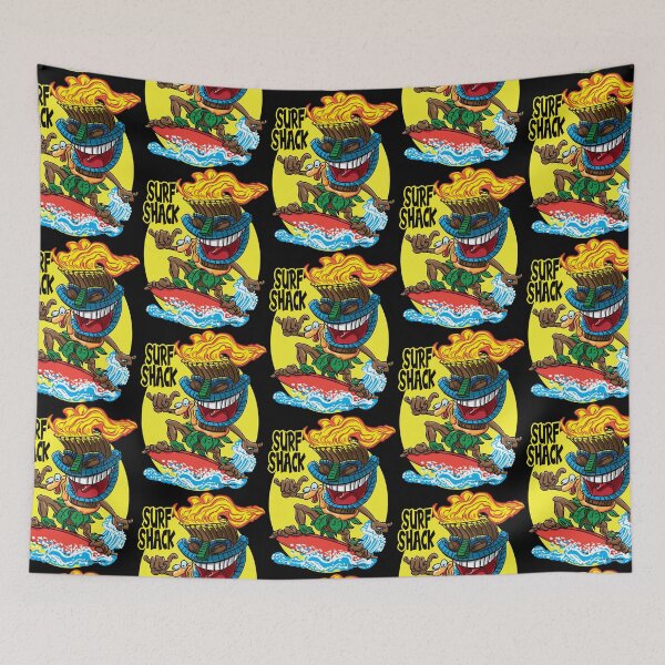 Item preview, Surf Shack Tiki Surfer designed and sold by eShirtLabs.