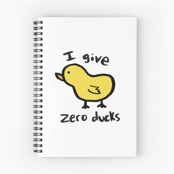 Item preview, zero ducks designed and sold by spencersugar13.