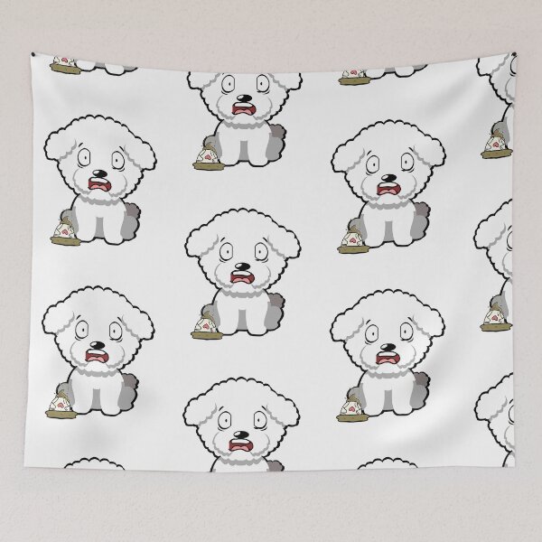Item preview, Funny Furry Dog steps on a dirty diaper designed and sold by Pet Station.