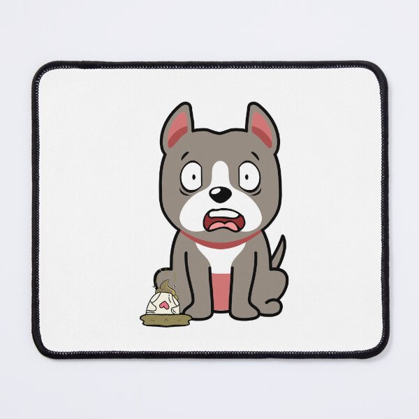 Item preview, Funny Grey dog steps on a dirty diaper designed and sold by Pet Station.