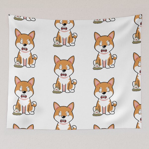 Item preview, Funny orange dog steps on a dirty diaper designed and sold by Pet Station.