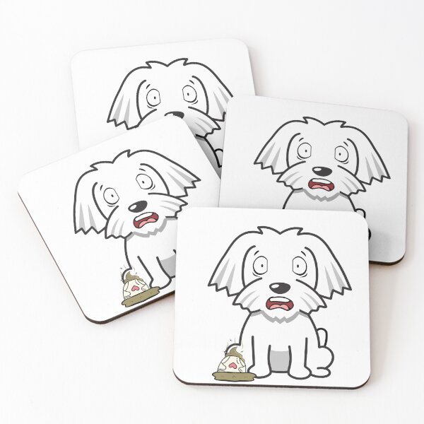 Item preview, Funny White dog steps on a dirty diaper designed and sold by Pet Station.