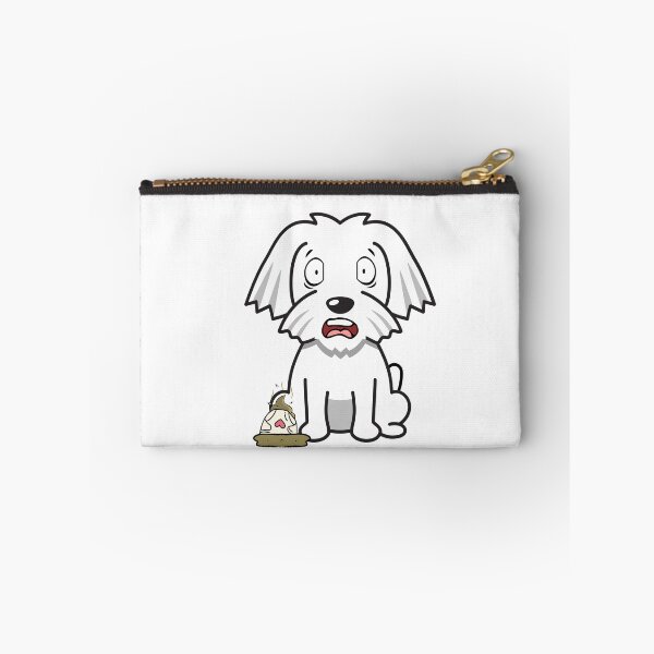 Item preview, Funny White dog steps on a dirty diaper designed and sold by Pet Station.