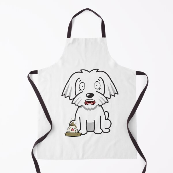 Item preview, Funny White dog steps on a dirty diaper designed and sold by Pet Station.
