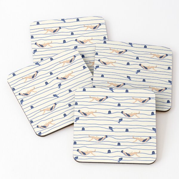 Item preview, Sea Relaxation - Navy and Ivory designed and sold by marialindemann.