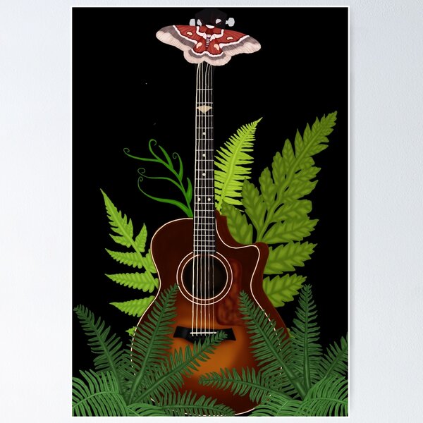 The last of us ellie Guitar Posters Postcard for Sale by brentonclant