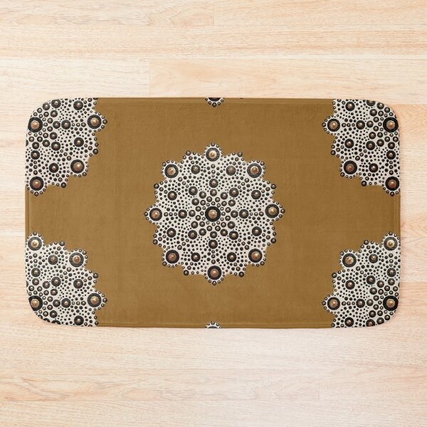 Item preview, Gold and Black Painted Mandala - Gold Background designed and sold by Louise-Mae.