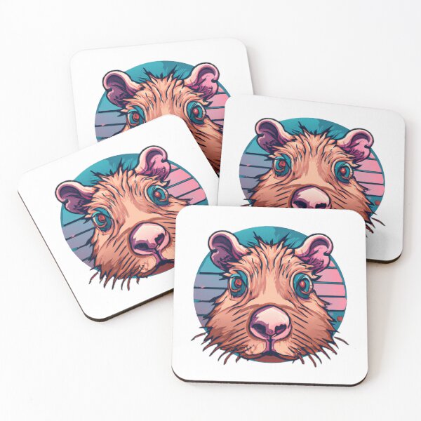Item preview, Trippy Capybara designed and sold by ArtfulThreadsCo.