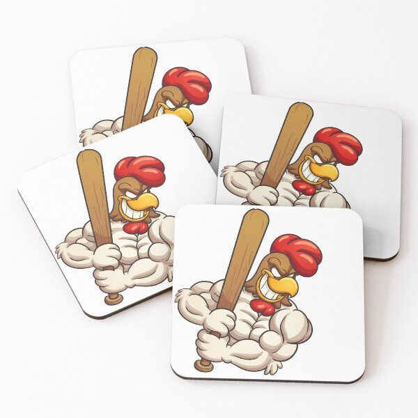 Item preview, Muscle Chicken (WHITE) designed and sold by RUBYAL.
