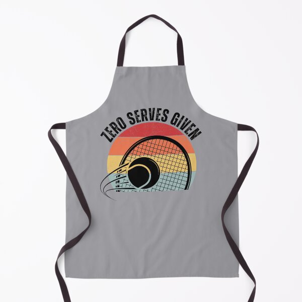 Item preview, Funny Sarcastic Zero Serves Given Tennis Player Saying Racket Retro designed and sold by SunfullyYours.