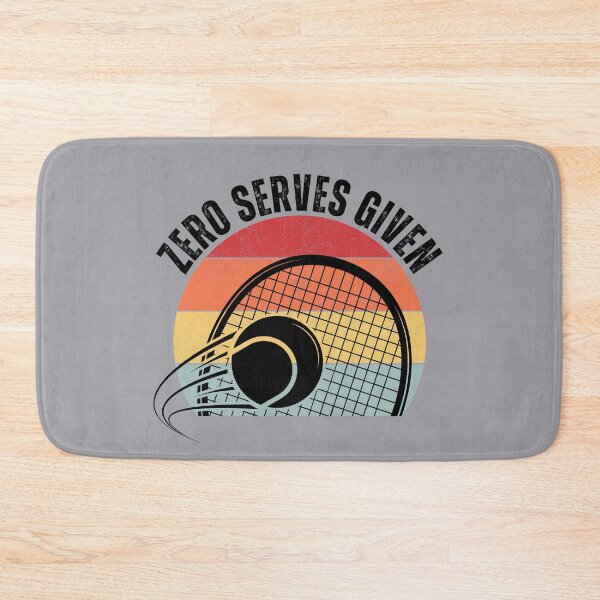 Item preview, Funny Sarcastic Zero Serves Given Tennis Player Saying Racket Retro designed and sold by SunfullyYours.