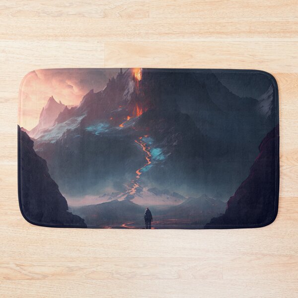 Item preview, The Lonely Creature in Front of Burning Hell designed and sold by CreativeBoard.