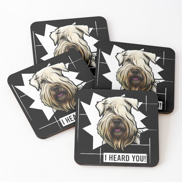 Item preview, Soft Coated Wheaten Terrier Saying I Heard You designed and sold by whyitsme.