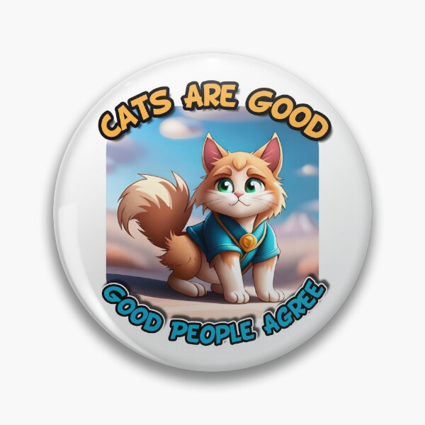 Item preview, Los gatos son buenos, la gente buena está de acuerdo. designed and sold by BitplaneDesigns.