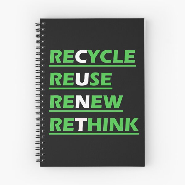 Item preview, Recycle reuse renew rethink funny designed and sold by somi3art.