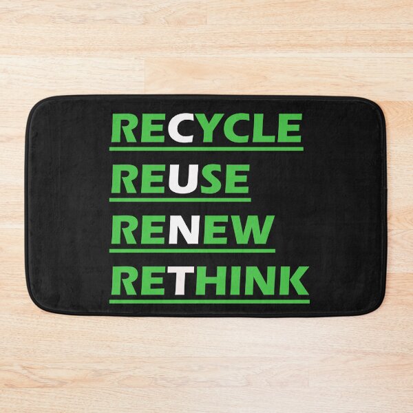 Item preview, Recycle reuse renew rethink funny designed and sold by somi3art.