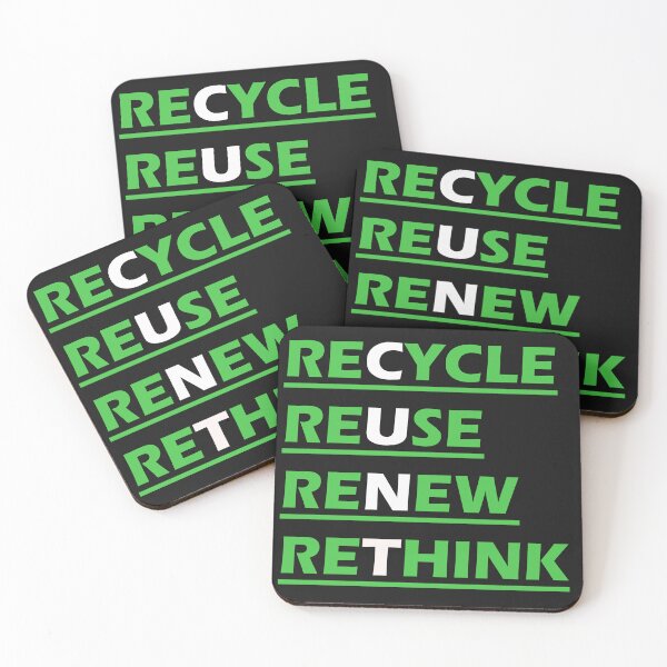 Item preview, Recycle reuse renew rethink funny designed and sold by somi3art.