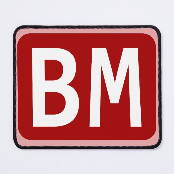 Item preview, BM Initials designed and sold by Jeallan Designs.
