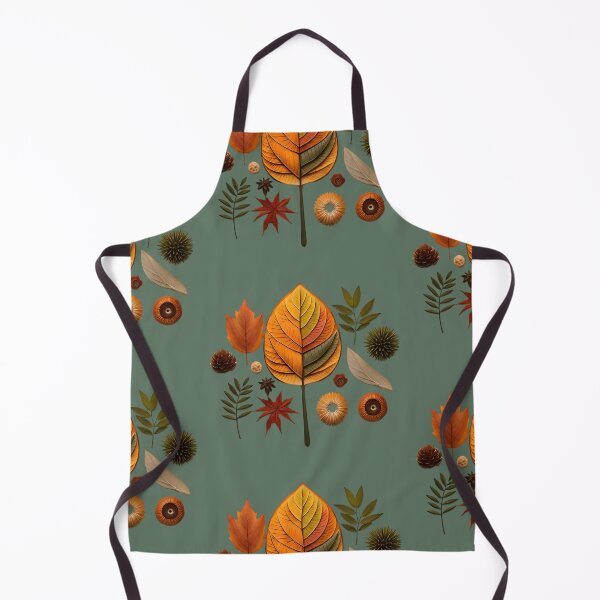 Item preview, a bunch of different types of leaves on a green background designed and sold by Hillol Bora.