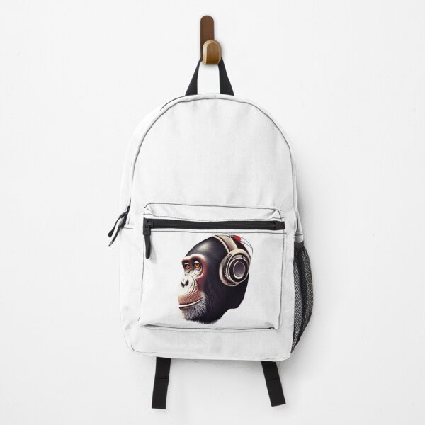Item preview, Chimp Wearing Headphones designed and sold by PetSafari.