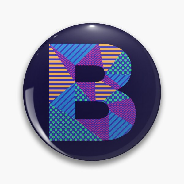 Artikelvorschau, Alphabet Buchstabe B Screen Print Design entworfen und verkauft von ToluaPrints.