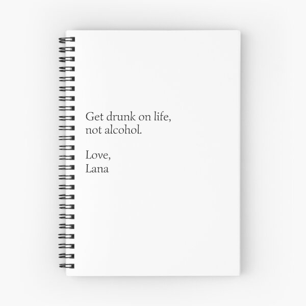 Item preview, Get drunk on life, not alcohol Final Offer Quote Sticker designed and sold by grace-gn.