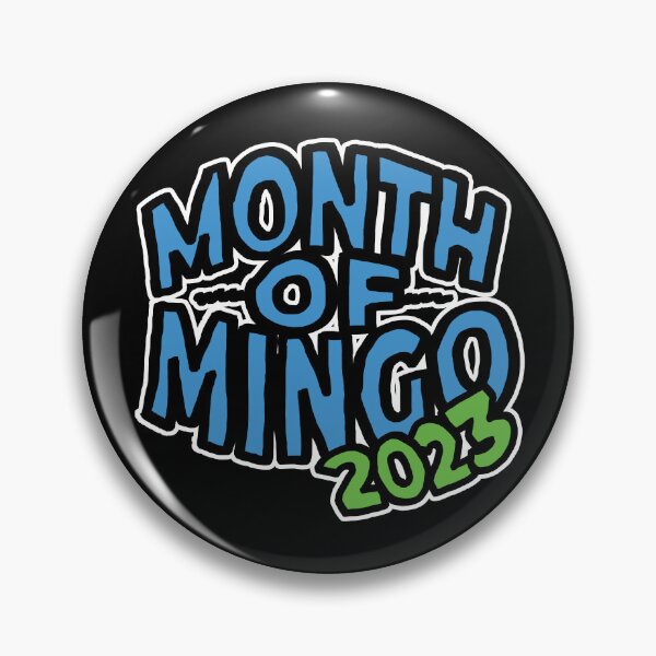 Item preview, Month of Mingo 2023 Logo (w/ white outline) designed and sold by connor-maitland.