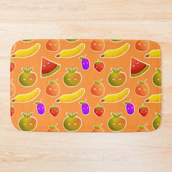 Item preview, Cute fruits, kawaii fruit pattern designed and sold by Lone Jensen.