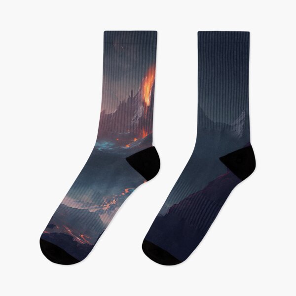 Item preview, The Lonely Creature in Front of Burning Hell designed and sold by CreativeBoard.