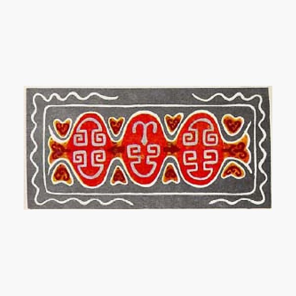 #Ковровый #узор #балкарского #карачаевского #войлочного #ковра #Carpet #pattern of a #Balkarian &amp; #Karachay #felt #carpet #Ковровыйузор #CarpetPattern #таулу #tawlu #mountaineer #таулула #tawlula Photographic Print