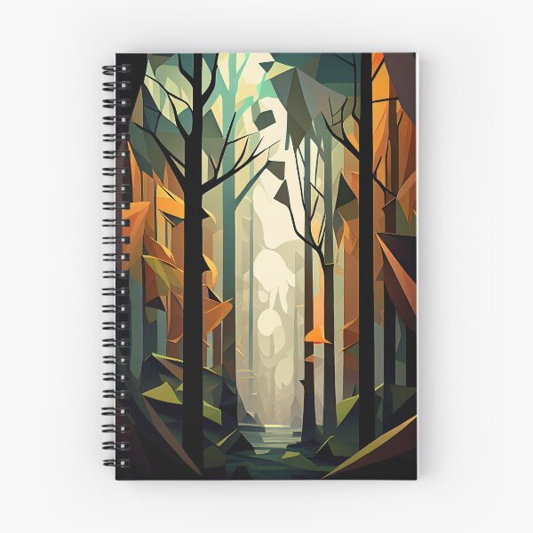 Item preview, Forgotten Forest Trail (Geometric Collection) designed and sold by NarideaDesigns.