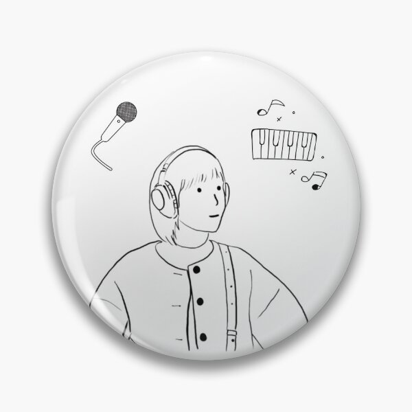 Item preview, Woo Yeong Woo listening to music &  musical background designed and sold by paintingtour.