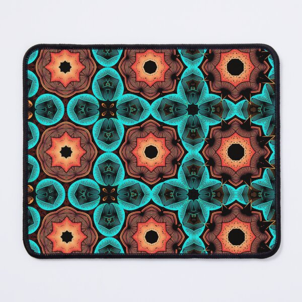 Item preview, blue & orange Octagonal pattern designed and sold by Dimitri Haeck.