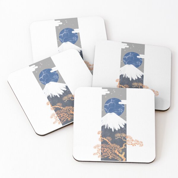 Item preview, Mount FUJI with blue moon designed and sold by iris0428.