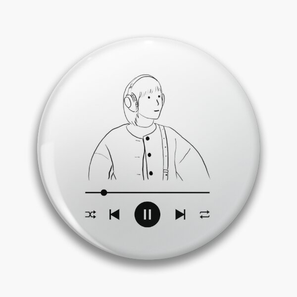 Item preview, Woo Yeong Woo listening to music &   music player background designed and sold by paintingtour.