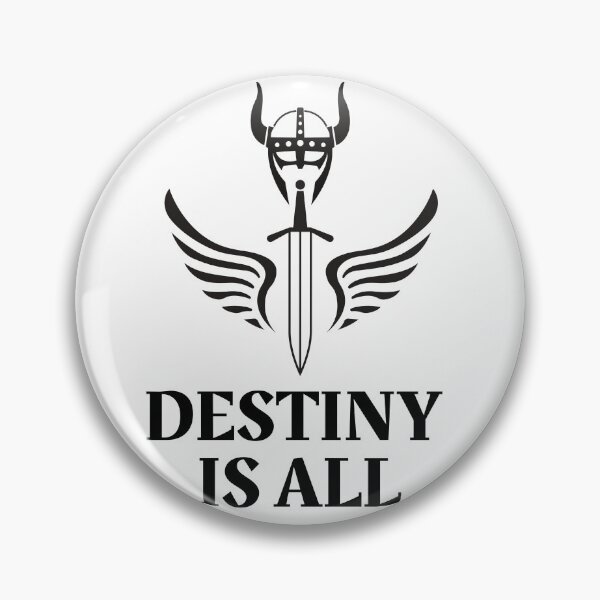 Item preview, Destiny Is All Quote Viking Art designed and sold by ecdato.